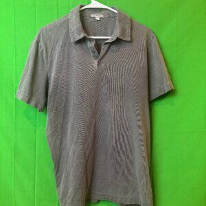 James Perse Standard Polo Grey